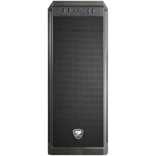 COUGAR MX330 Elegant and Functional Mid-Tower - Mid-tower - Black - Steel, Plastic, Tempered Glass - 1 x 120mm Fan(s) Installed - Mini (Fleet Network)