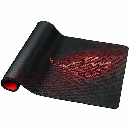 Asus NC01 ROG SHEATH CA ROG Sheath Extra Large Gaming Mouse Pad - Red/Black - Anti-Fray Rubber Base - 17. 32" x 35. 43"
