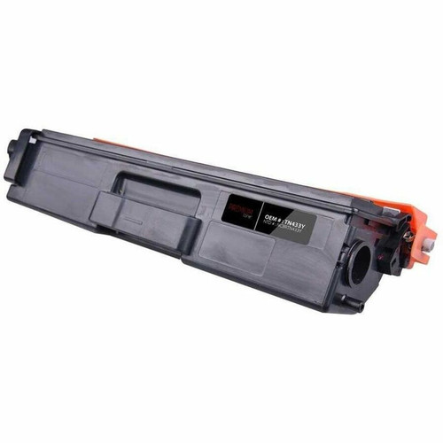 Compatible Premium Tone NCBRTN433Y Yellow Laser Toner Cartridge - for Brother TN433Y - 4000 Page Yield - 1 Pack