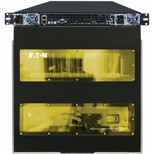 Eaton Robotic Fiber Panel System - 512 Singlemode LC Fiber Ports - 512 Port(s) - 512 x Duplex - 10U High - Optical Fiber - Black - 19" (Fleet Network)