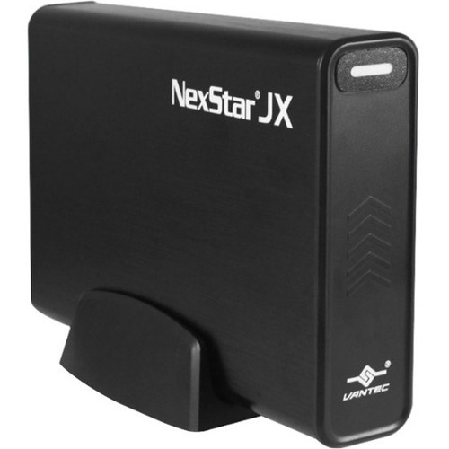 Vantec NexStar JX External SATA 600 Dual Interface Drive Enclosure With eSATA And USB 3.0 Type B UASP Support NST-358SU3-BK