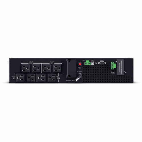 CyberPower OL1KRTHD Smart App Online UPS - 1000VA/1000W Double-Conversion - 2U Rack/Tower - 8 NEMA Outlets - Pure Sine Wave