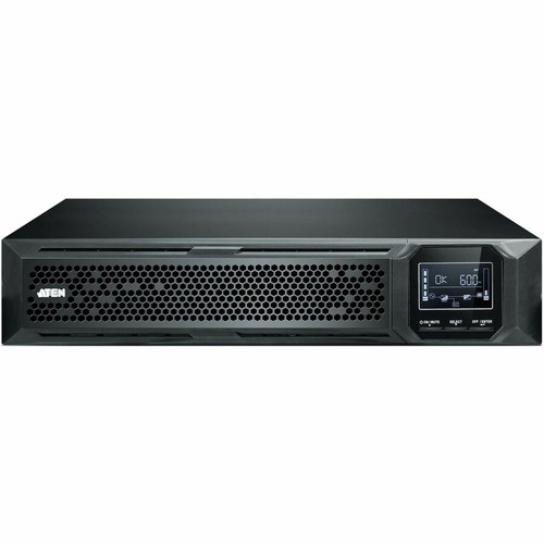 ATEN Professional 2000VA Rack/Tower UPS - 2U Rack/Tower - 3 Hour Recharge - 3.19 Minute Stand-by - 120 V AC Input - Sine Wave - Serial (Fleet Network)