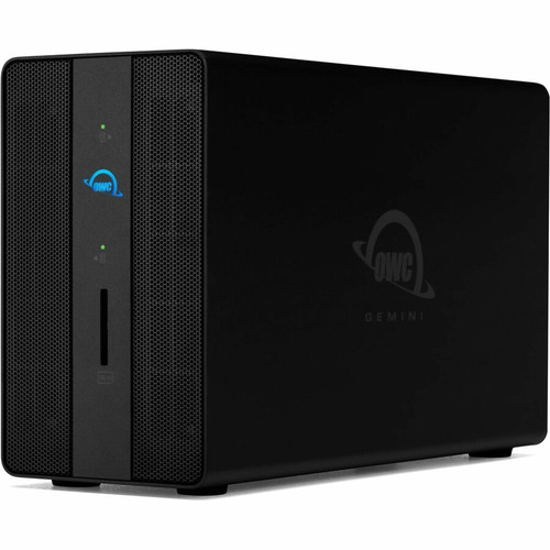 OWC 8TB Gemini Thunderbolt (40Gb/s) Dock And Dual-Drive SSD RAID External Storage Solution - Up to 956MB/s - Dual SSD - Built-in RAID (Fleet Network)
