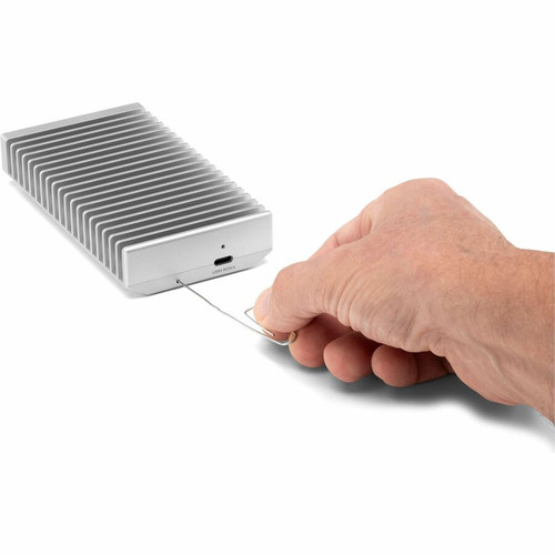 OWC Express 1M2 80G 4 TB Portable Rugged Solid State Drive - M.2 2280 External - PCI Express NVMe - Silver - Desktop PC, MAC, Tablet - (OWCUS4V2EXP1MT04)