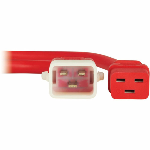 Tripp Lite by Eaton P036-E06-ARD-6 Standard Power Cord - 6ft Red Heavy Duty 20A 250V AC with C20 Male to C19 Female Connectors