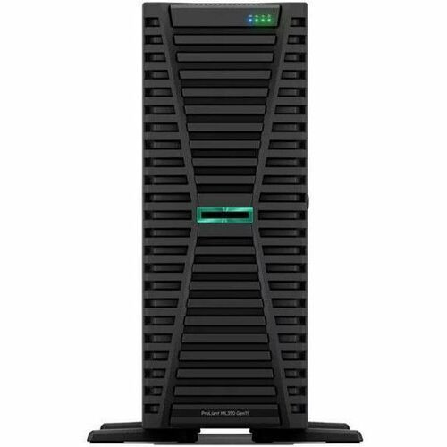 HPE ProLiant ML350 G11 4U Tower Server - 1 x Intel Xeon Silver 4516Y+ 2.20 GHz - 64 GB RAM - 1.92 TB SSD - (2 x 960GB) SSD - 12Gb/s - (Fleet Network)