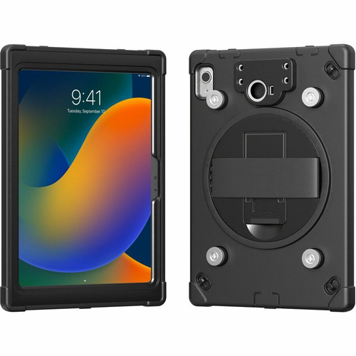 CTA Digital PAD-SMSPC109 Magnetic Splash-Proof Security Case for iPad 10th Gen 10. 9" - Key Lock - Rugged Silicone - Surface/Wall Mount