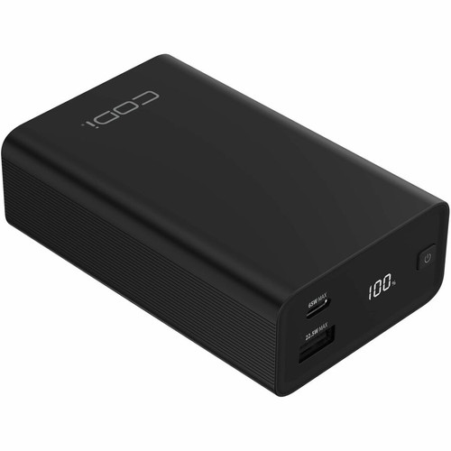 CODi 65W Laptop/Device Power Bank - For Notebook, Tablet, Headphone, Camera - 20000 mAh - 65 W - 3.25 A - 9 V DC, 12 V DC, 5 V DC, 15 (Fleet Network)