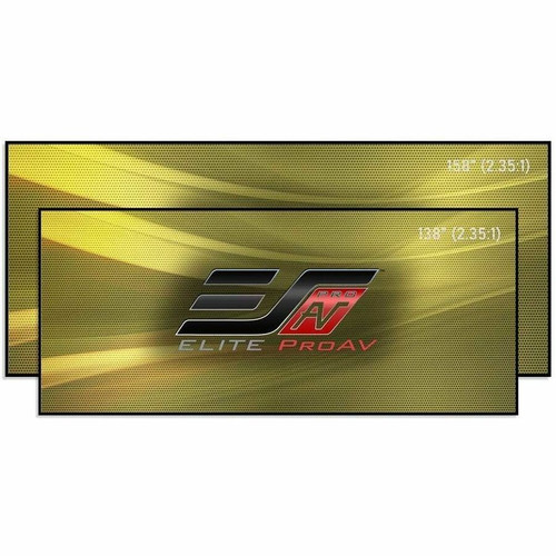Elite ProAV Pro Frame Thin 150" (3810 mm) Fixed Frame Projection Screen - 16:9 - CineWhite A8K - 1 Gain - Acoustically Transparent (PFT138CA)