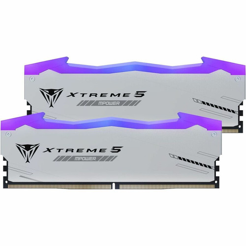 VIPER Xtreme 5 48GB (2 x 24GB) DDR5 SDRAM Memory Kit - For Motherboard - 48 GB (2 x 24GB) - RGB - DDR5-6000/PC5-48000 DDR5 SDRAM - MHz (PVXR548G60C30KM)