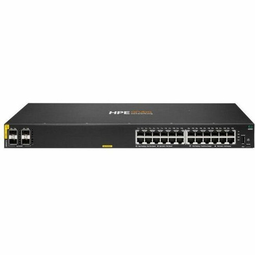 Aruba CX 6000 24G Class4 PoE 4SFP 370W Switch - 24 Ports - Manageable - Gigabit Ethernet - 10/100/1000Base-T, 1000Base-X - 3 Layer - - (Fleet Network)