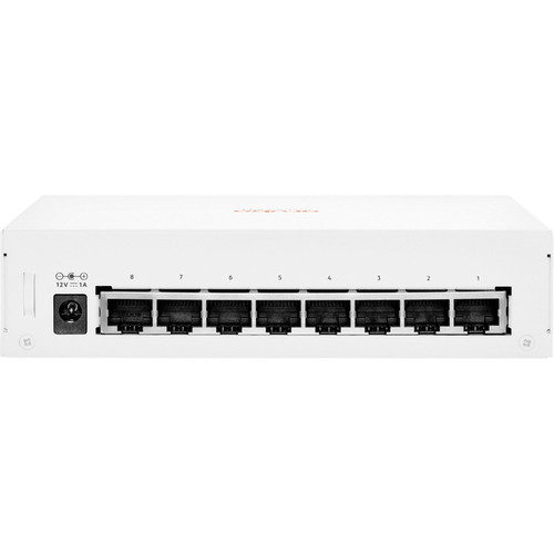 HPE Instant On 1430 8G Switch - 8 Ports - Gigabit Ethernet - 10/100/1000Base-T - 2 Layer Supported - 12 W Power Consumption - Twisted (R8R45A#ABG)