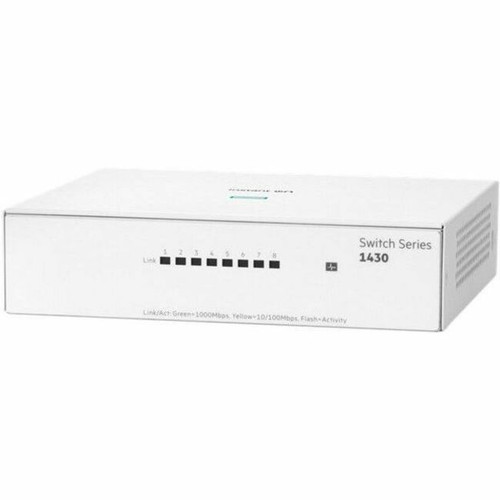 Aruba Networking Instant On Switch 8p Gigabit 1430 - 8 Ports - Gigabit Ethernet - 10/100/1000Base-T - 2 Layer Supported - Twisted Pair (Fleet Network)