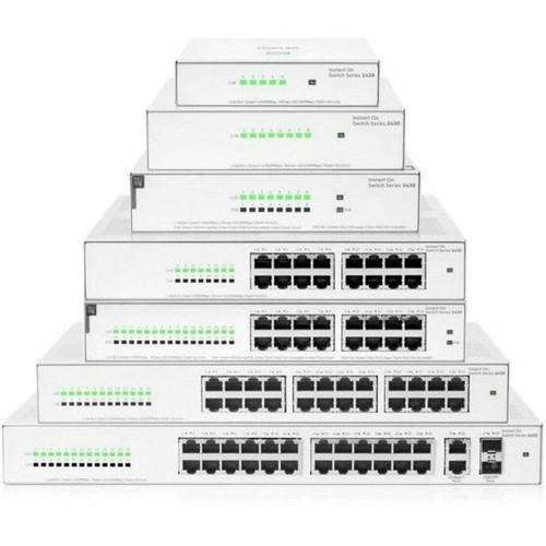 Aruba Networking Instant On Switch 8p Gigabit 1430 - 8 Ports - Gigabit Ethernet - 10/100/1000Base-T - 2 Layer Supported - Twisted Pair (R8R45A#ACD)