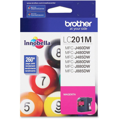 Brother_Innobella_LC201_Ink_Cartridge_-_Magenta_-_Inkjet_-_Standard_Yield_-_260_Pages_-_1_Each_LC201MS