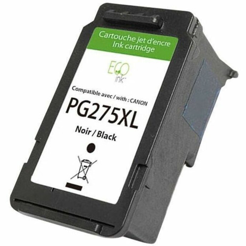 Compatible Eco Ink RCAPG275XL-EI Remanufactured Black Ink Cartridge for Canon PG275XL - 450 Page Yield - 1 Pack