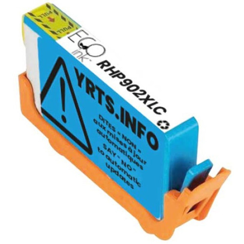 Compatible Eco Ink RHP902XLC Remanufactured Ink Cartridge - Cyan - 1 Pack - 825 Page Yield - with HP T6M02AN