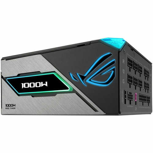 Asus ROG-THOR-1000P3-GAMING ROG Thor 1000W Platinum III Power Supply - ATX 3.1 - 92% Efficiency - 4x PCIe - 7x SATA - Internal