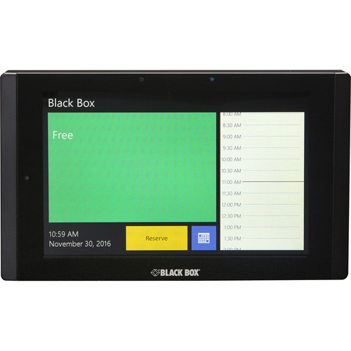 Black Box IN-SESSION 7 Inch Wall Wired Meeting Room Booking Touch Panel IN-Wall System RS-TOUCH7-W