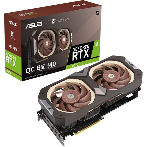 Asus NVIDIA GeForce RTX 3070 Graphic Card - 8 GB GDDR6 - Full-height - 7680 x 4320 - 1.85 GHz Boost Clock - 256 bit Bus Width - PCI - (Fleet Network)