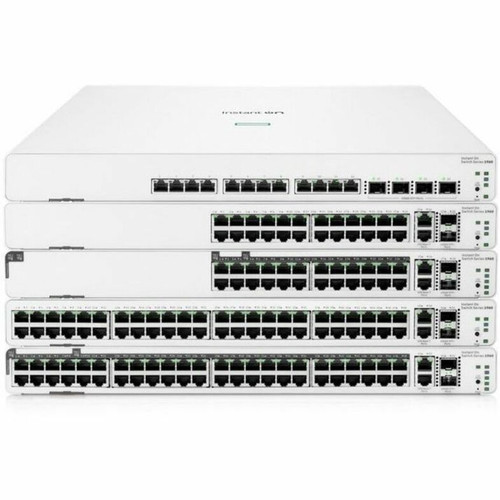 Aruba S0F35A Instant On 1960 Managed Ethernet Switch - 14 Ports - 8x PoE - 4 x 2. 5G PoE+ - 2 x 10G - 480W PoE Budget - 1U Rack/Wall Mount