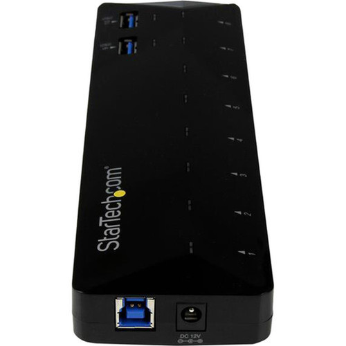StarTechcom_10_Port_USB_30_Hub_with_Charge__Sync_Ports_-_2_x_15A_Ports_-_Multi_Port_USB_Hub_and_Fast_Charging_Station_-_Add_ten_to_ST103008U2C