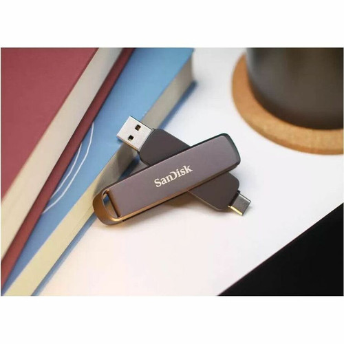SanDisk Extreme PRO SDDDE1-512G-G46 512GB (Usb 3.2 (gen 2) type c + Usb 3.2 (gen 2) type a) On-The-Go Flash Drive - 512 GB - USB 3.2 A (SDDDE1-512G-G46)