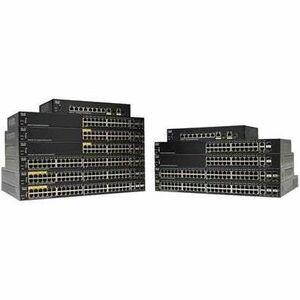 Cisco SG350-10P 10-Port Gigabit PoE Managed Switch - 10 Ports - Manageable - Gigabit Ethernet - 10/100/1000Base-TX, 1000Base-X - - 3 - (Fleet Network)