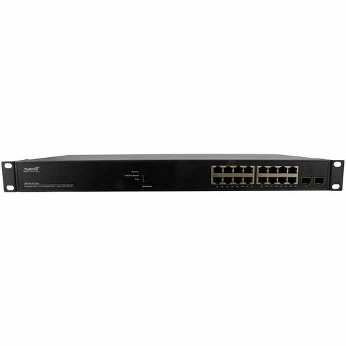 Lantronix SMTATSA Ethernet Switch - 16.0 Ports - Manageable - Gigabit Ethernet - 100/1000Base-FX, 10/100/1000Base-TX - 4 Layer - - 2 - (Fleet Network)