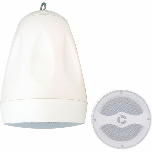 Speco Contractor Elite Pendant Mount, Wall Mountable Speaker - 32 W RMS - White - 64 W (PMPO) - 6.50" (165.10 mm) Polypropylene Woofer (Fleet Network)