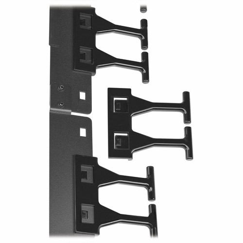 Tripp Lite series SmartRack Cable Routing - Vertical Cable Finger - Black - 48U Rack Height - Cold Rolled Steel (SRCABLEVRTS)
