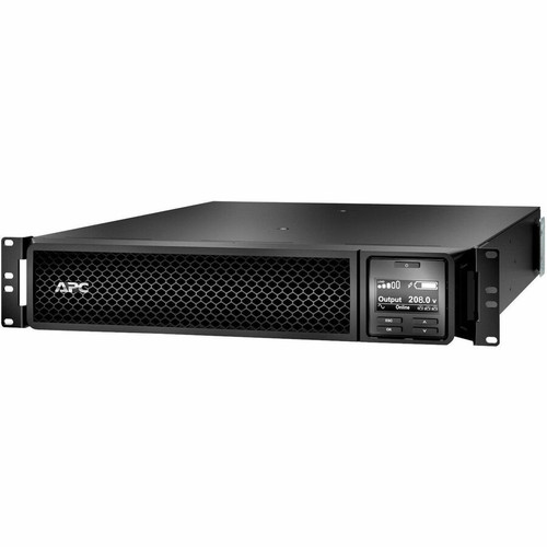 APC Smart-UPS On-Line, 3kVA, Rackmount 2U, 208V, 2x L6-20R+1x L6-30R NEMA outlets, SmartSlot, Extended runtime, W/ rail kit, TAA - 2U (Fleet Network)