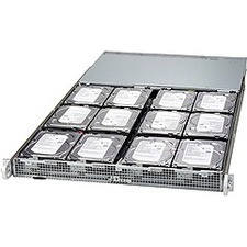 Supermicro SuperStorage SSG-K1048-RT Network Drive Enclosure - 1U Rack-mountable - Black - 12 x HDD Supported - 12 x Total Bay - 12 x (Fleet Network)