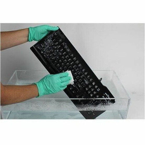 Seal Shield Seal Clean Glow Waterproof Keyboard - Cable Connectivity - Full-size - USB Interface - LED - 104 Key(s) - Windows - (US) - (SSKSV207GL R4)