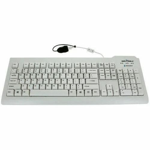 Seal Shield Seal Clean SSWKSV207 Keyboard - Cable Connectivity - USB Interface - Windows - PC - ABS Plastic - Membrane Keyswitch (Fleet Network)