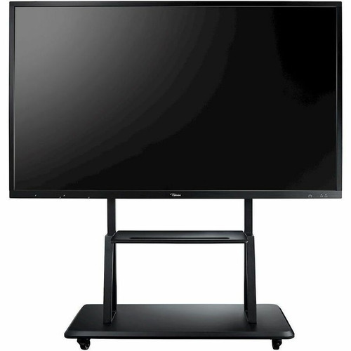 Optoma Convenient Mobile Cart - 25.6" (649.99 mm) Width x 51.2" (1299.97 mm) Depth x 63.4" (1610.11 mm) Height - Black - 86" Screen (ST05)