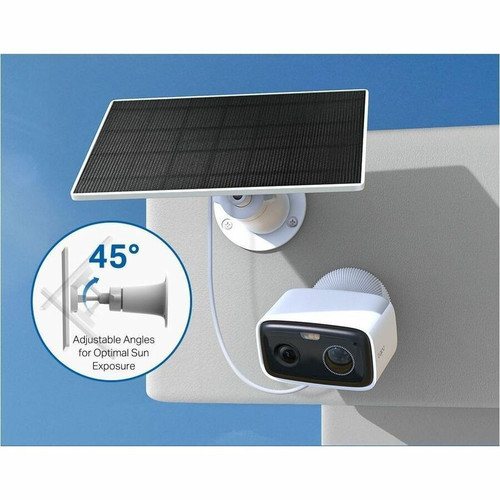 Tapo TAPO C400 KIT Solar-Powered Security Camera Dual Pack - 3MP Outdoor Full HD Color Network Camera with Infrared Night Vision - Wi-Fi - AI