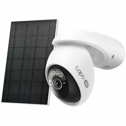 Tapo TAPO C660 KIT Solar-Powered 4K 8MP Outdoor Pan/Tilt Security Camera - Wi-Fi - 39. 37 ft Night Vision - IP65