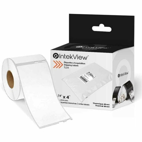 IntekView OEM Labels 2 1/8'' x 4'' (1 x 220) - 2 1/8" (54 mm) Width x 4 3/32" (104 mm) Length - Thermal, Direct Thermal - White - - - (Fleet Network)