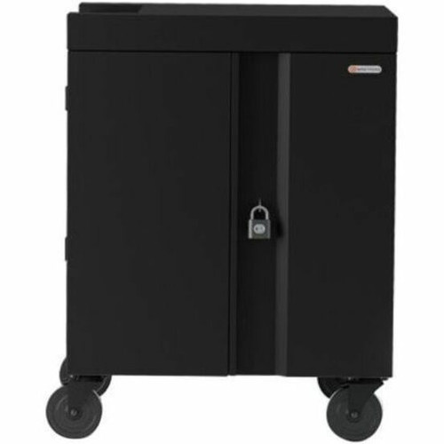 Bretford CUBE Cart Pre-Wired USB-C Charging Cart - 4 Casters - Steel - 30" (762 mm) Width x 26.5" (673.10 mm) Depth x 37.5" (952.50 - (Fleet Network)