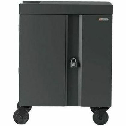 Bretford CUBE Cart Mobile Charging Cart - 4 Casters - Steel - 30" (762 mm) Width x 26.5" (673.10 mm) Depth x 37.5" (952.50 mm) Height (Fleet Network)