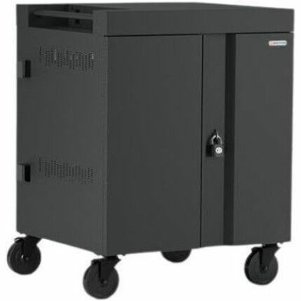 Bretford CUBE Cart Pre-Wired USB-C Charging Cart - 4 Casters - Steel - 30" (762 mm) Width x 26.5" (673.10 mm) Depth x 37.5" (952.50 - (Fleet Network)