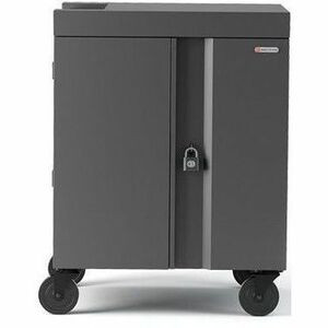 Bretford CUBE Cart Pre-Wired USB-C Charging Cart - 4 Casters - Steel - 30" (762 mm) Width x 26.5" (673.10 mm) Depth x 37.5" (952.50 - (Fleet Network)