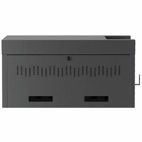 Bretford TVC36USBCSC-CK CUBE Cart Pre-Wired USB-C Charging Cart - 36 Device Capacity - Steel - Charcoal - 4 Casters