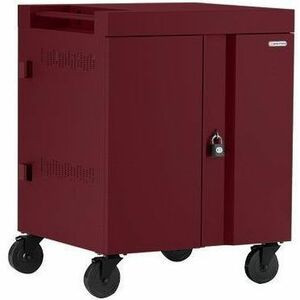 Bretford CUBE Cart Pre-Wired USB-C Charging Cart - 4 Casters - Steel - 30" (762 mm) Width x 26.5" (673.10 mm) Depth x 37.5" (952.50 - (Fleet Network)