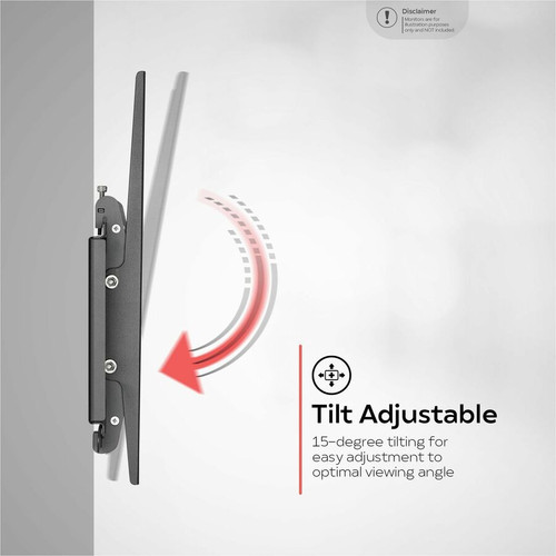 CTA Digital Anti-Theft Weatherproof Tilt TV Wall Mount - 80" Screen Support - 176 lb (79832.26 g) Load Capacity - 200 x 200, 300 x 300 (TV-WPTTM)