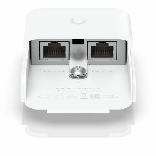Ubiquiti UACC-ETH-SP-Pro Outdoor Ethernet Surge Protector - 2 x RJ-45 - 20 kA - IPX5 - Polycarbonate