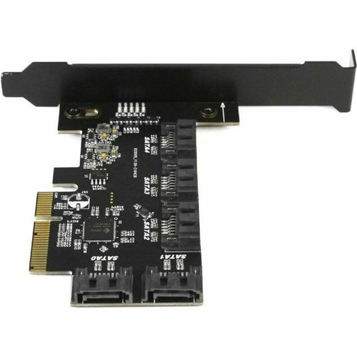 Vantec 5 Port SATA III PCIe Low-profile Host Card Serial ATA 600 Plug-in Expandable Storage Controller ATA/600 Express UGT-ST655