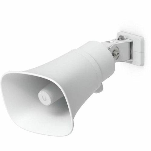 Ubiquiti UP-AI-HORN-SPEAKER-W AI Horn Speaker - 120 dB Audible/Visual Alert - PoE+ Powered - IP66 Weatherproof - White